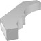 Ekena Millwork 4-in. W x 24-in. D x 30-in. H Balboa Architectural Grade PVC Knee Brace BRCP04X24X30BOA - alternate 4